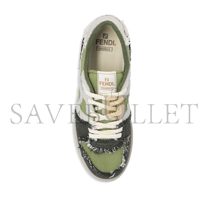 FENDI MATCH DENIM SNEAKERS 